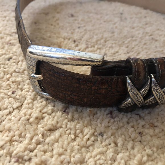 Western snakeskin style Brighton Brown Medium - Picture 5 of 8